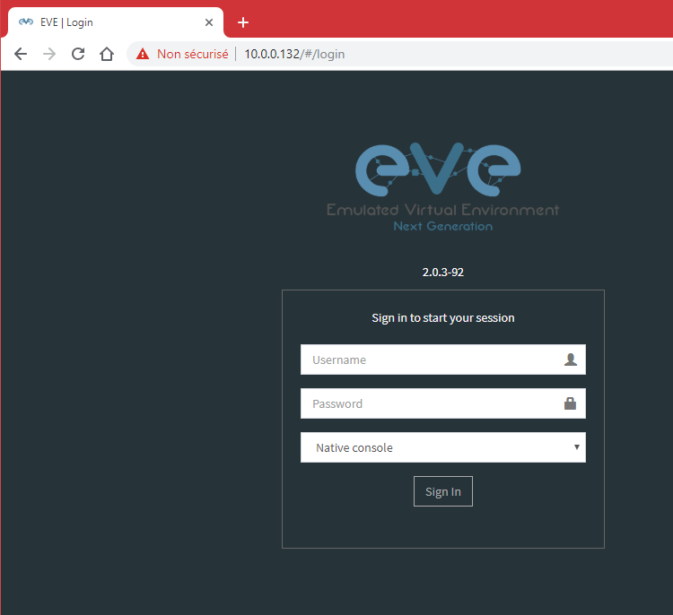 eve ng connect to real network